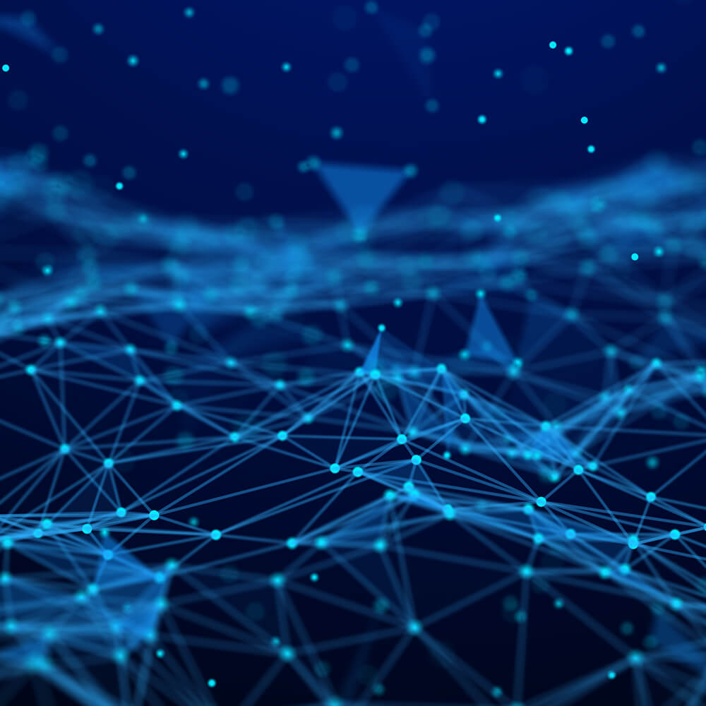 abstract image of connected dots and lines